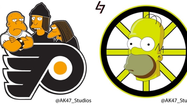 Simpsons NHL Logos are the Best NHL Logos